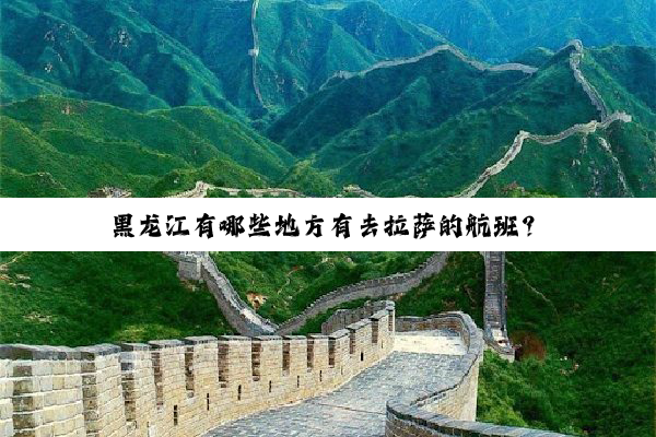 黑龙江有哪些地方有去拉萨的航班？